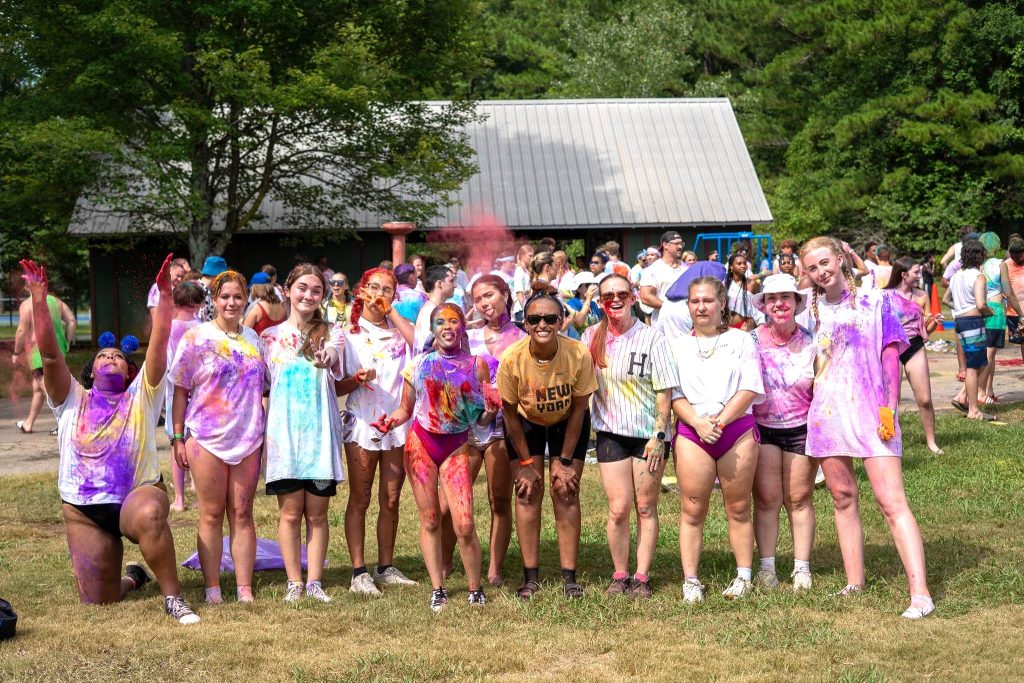 group of girls campers